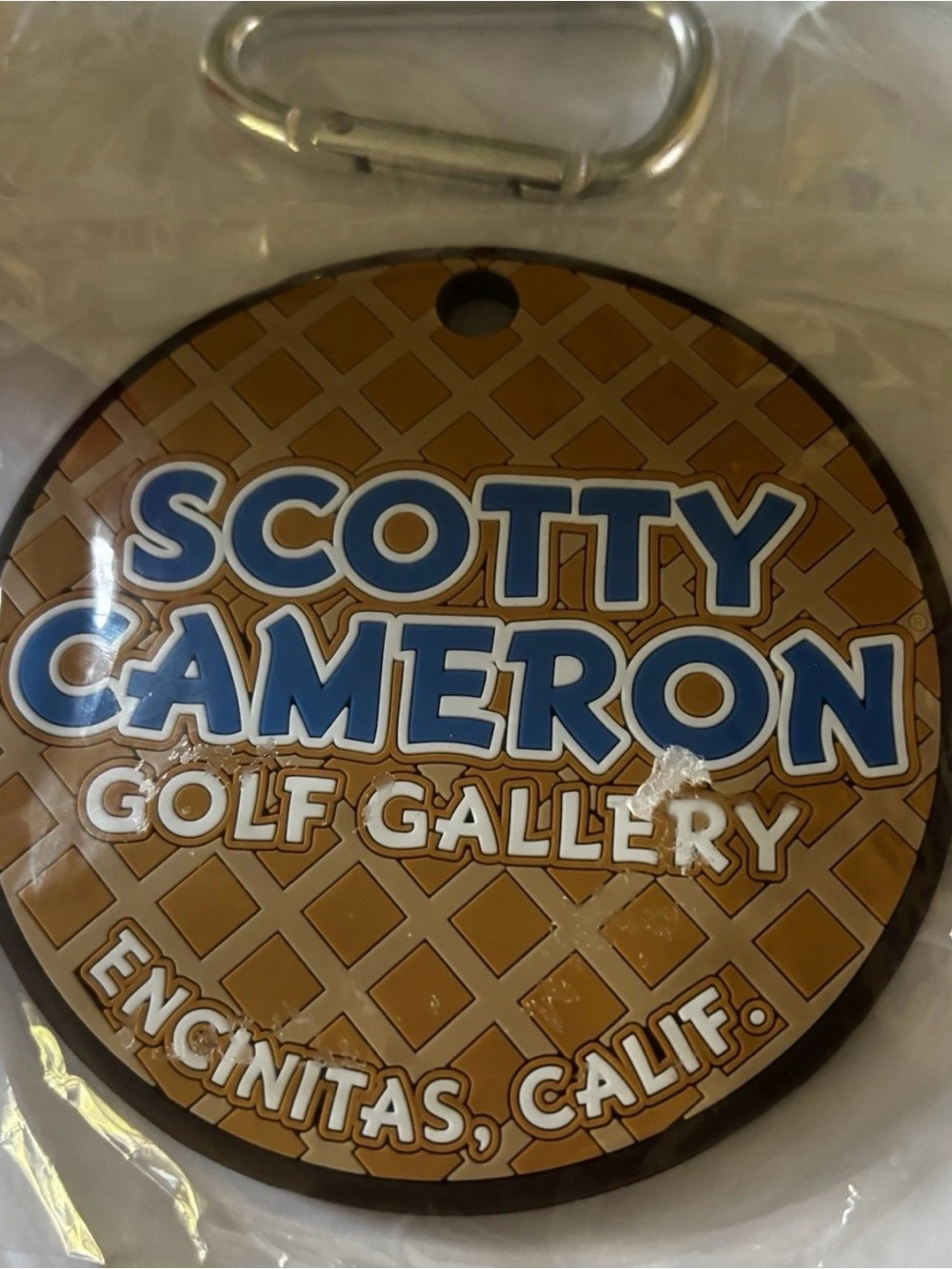 NWT Scotty Cameron Gallery Rubber Putting Disc Drumstick Brown Encinitas CA